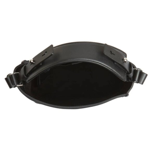 AllSaints - Cooper Mini Tote (Crossbody) Bag in Black Nubuck - Picture 10 of 11